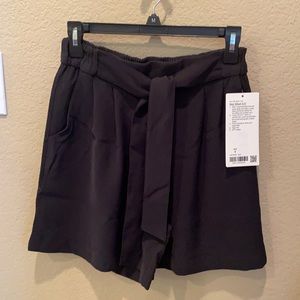Lululemon 5.5” black noir shorts. New with tags!